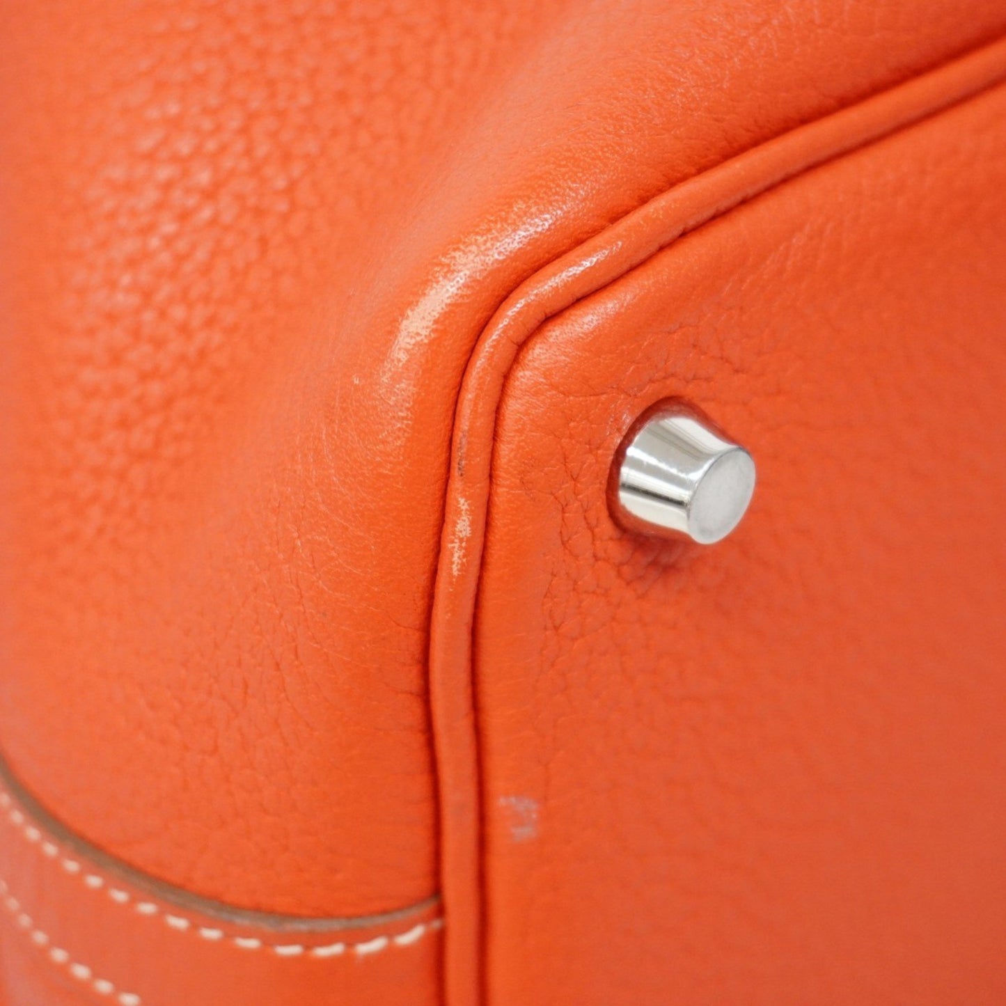 Hermès Blue Leather Picotin