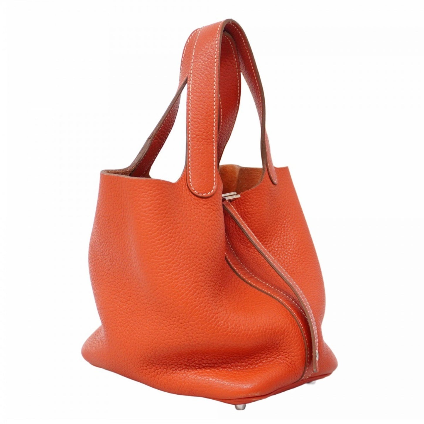 Hermès Blue Leather Picotin