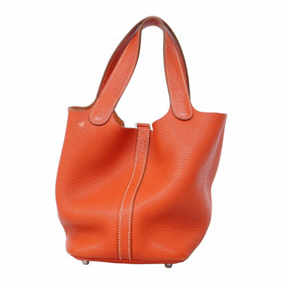 Hermès Blue Leather Picotin
