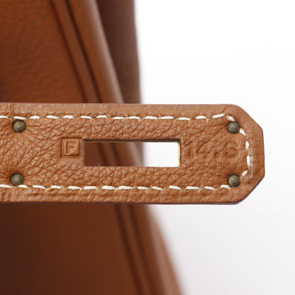 Hermès Brown Leather Birkin 35