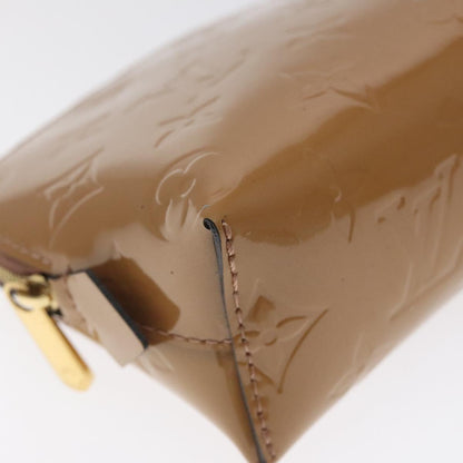 Louis Vuitton Brown Patent Leather Cosmetic Pouch