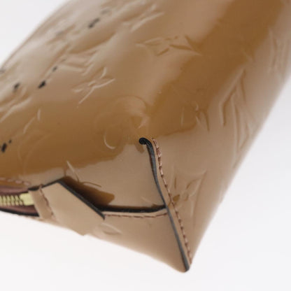 Louis Vuitton Brown Patent Leather Cosmetic Pouch