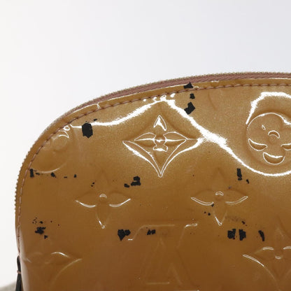 Louis Vuitton Brown Patent Leather Cosmetic Pouch