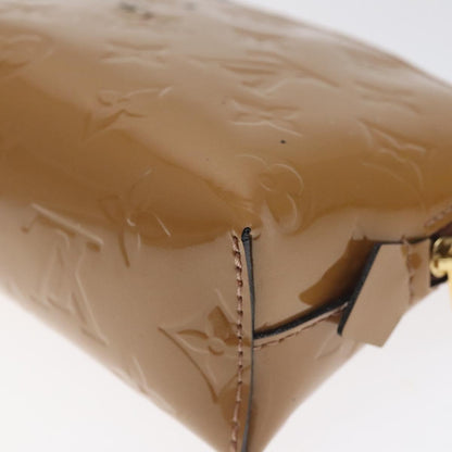 Louis Vuitton Brown Patent Leather Cosmetic Pouch