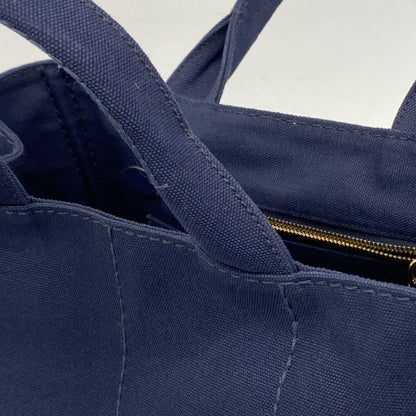 Prada Blue Canvas Canapa