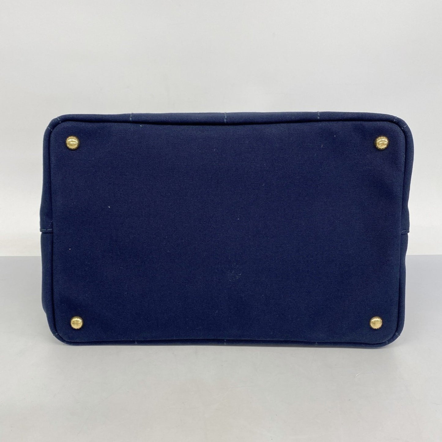 Prada Blue Canvas Canapa