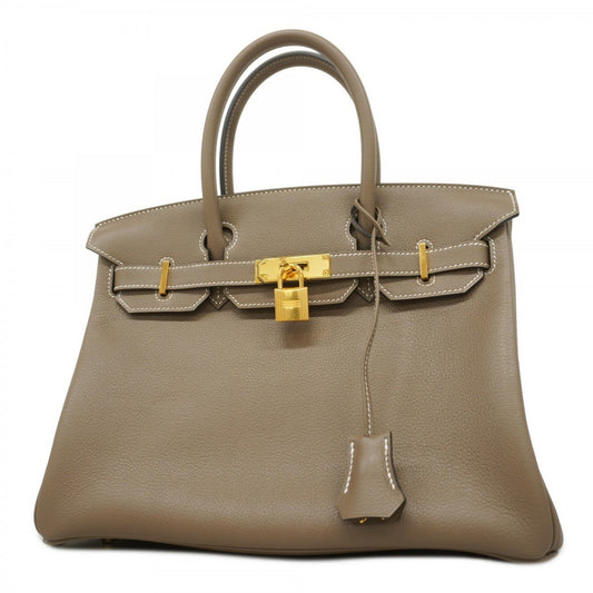 Hermès Gray Leather Birkin 30