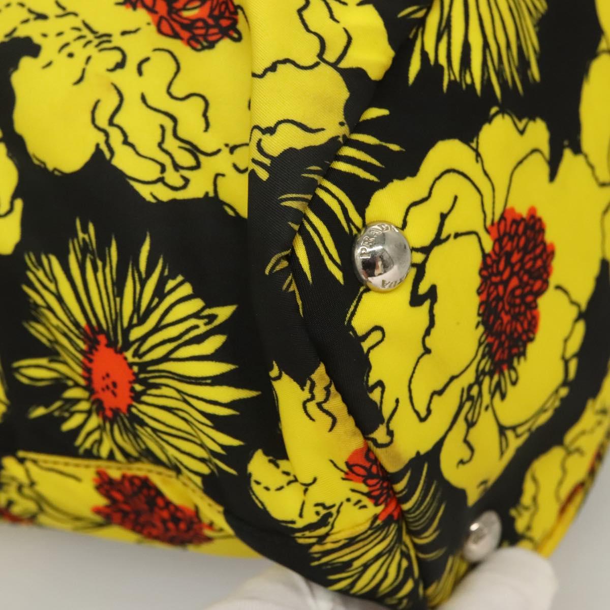 Prada Yellow Nylon Shoulder