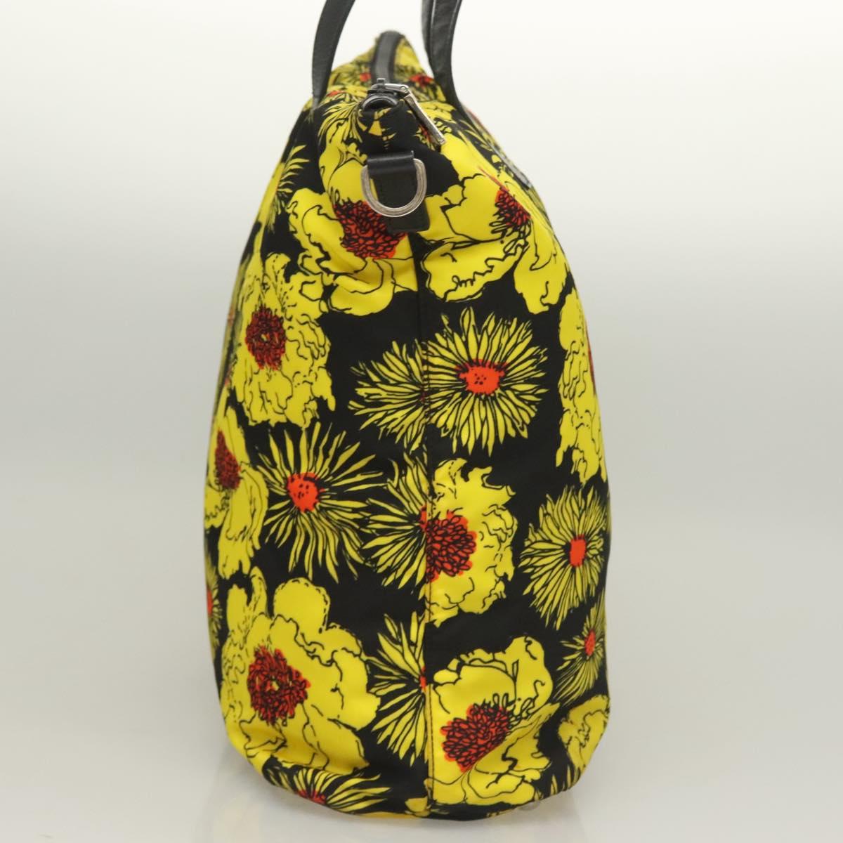 Prada Yellow Nylon Shoulder