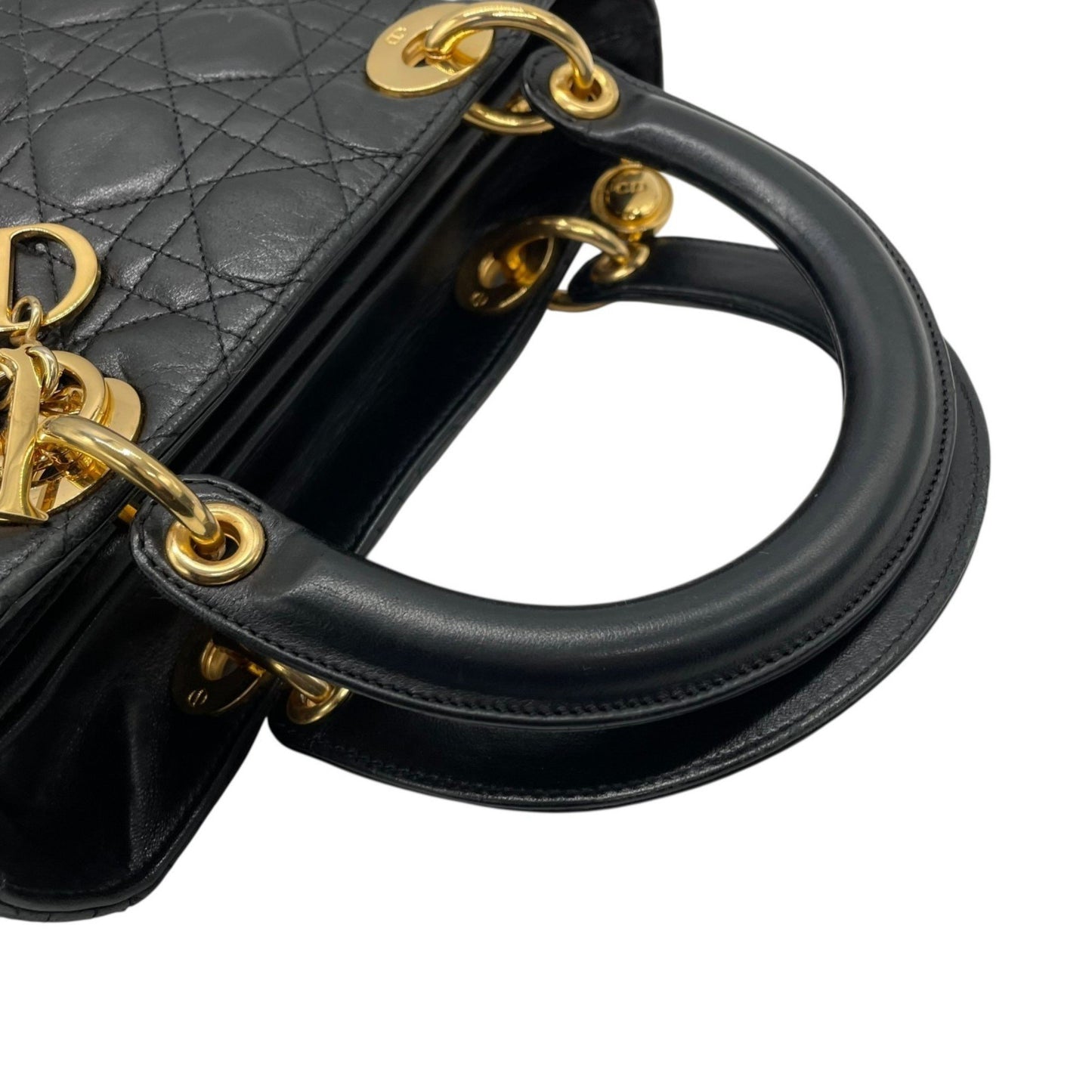 Dior Black Leather Cannage/lady