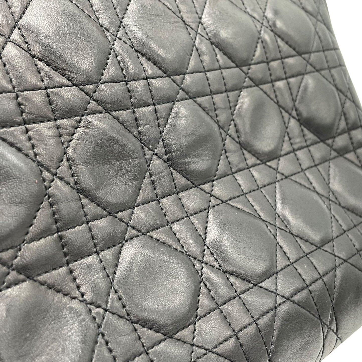 Dior Black Leather Cannage/lady