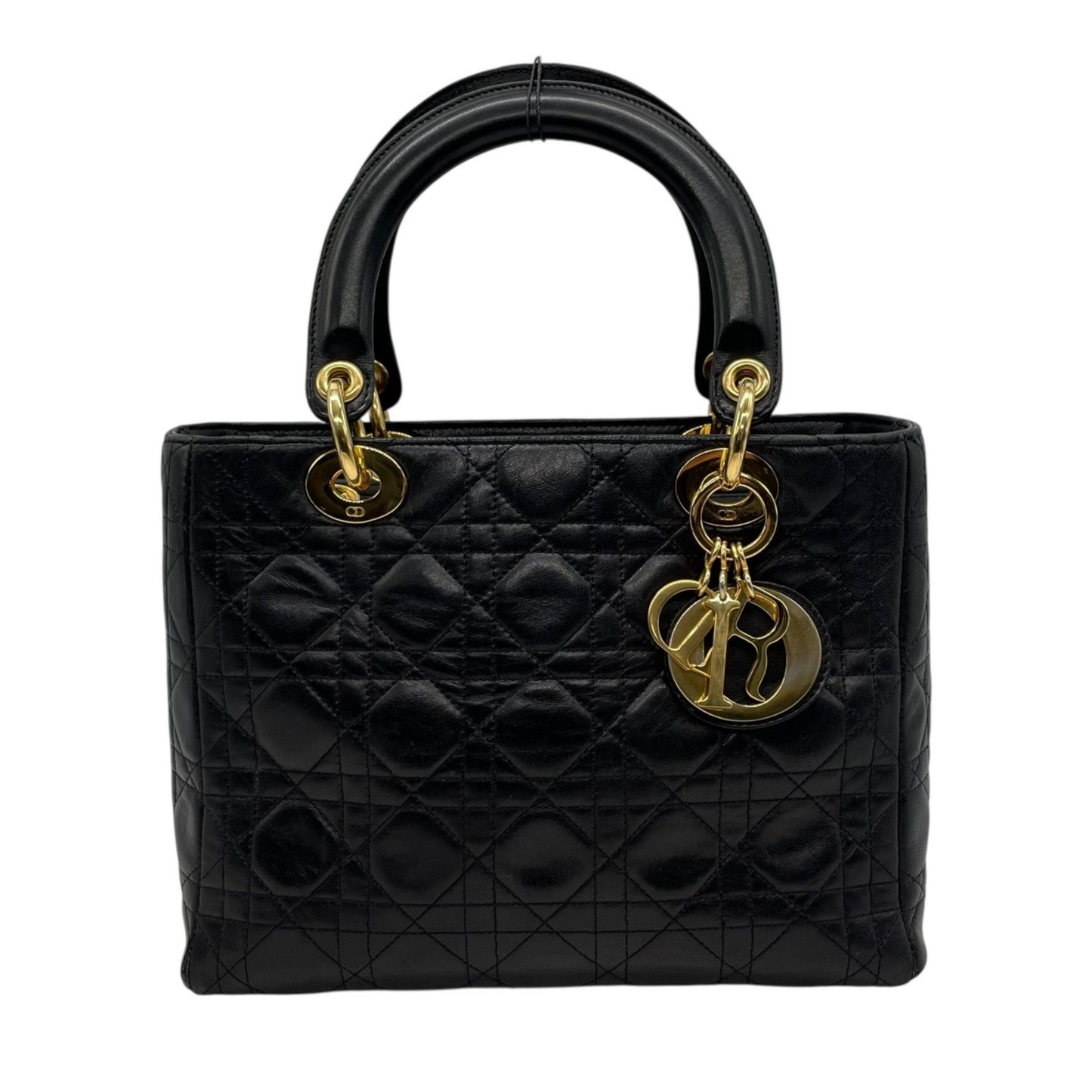 Dior Black Leather Cannage/lady