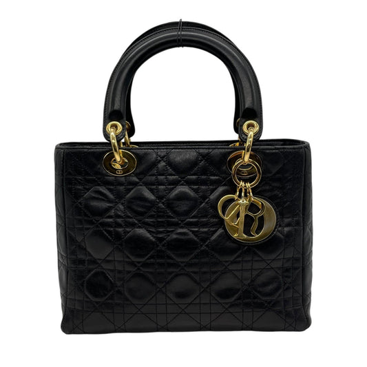 Dior Black Leather Cannage/lady