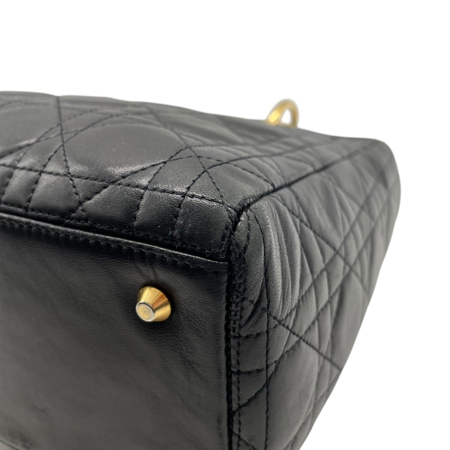 Dior Black Leather Cannage/lady