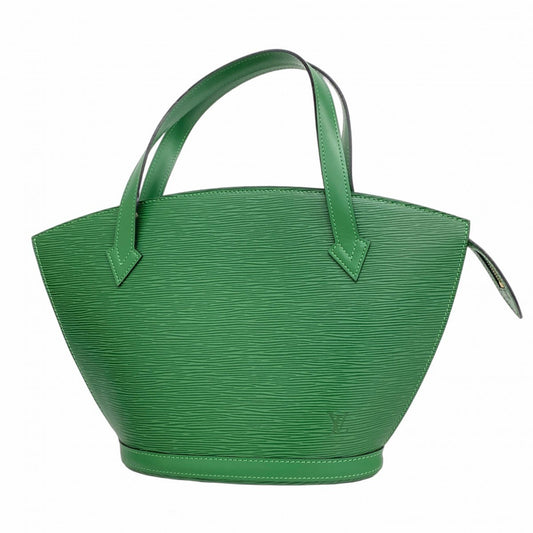 Louis Vuitton Green Leather Saint Jacques