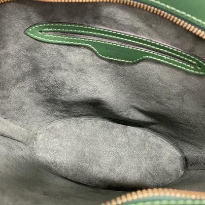Louis Vuitton Green Leather Saint Jacques