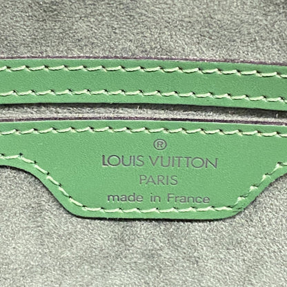 Louis Vuitton Green Leather Saint Jacques