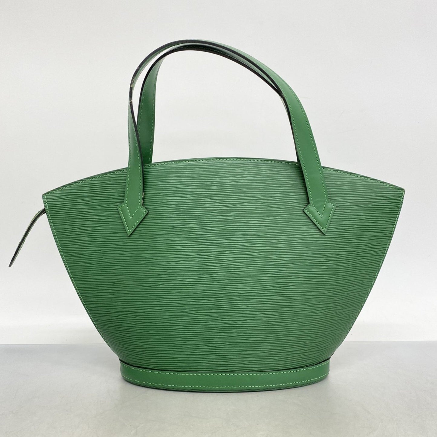 Louis Vuitton Green Leather Saint Jacques
