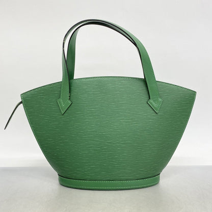Louis Vuitton Green Leather Saint Jacques
