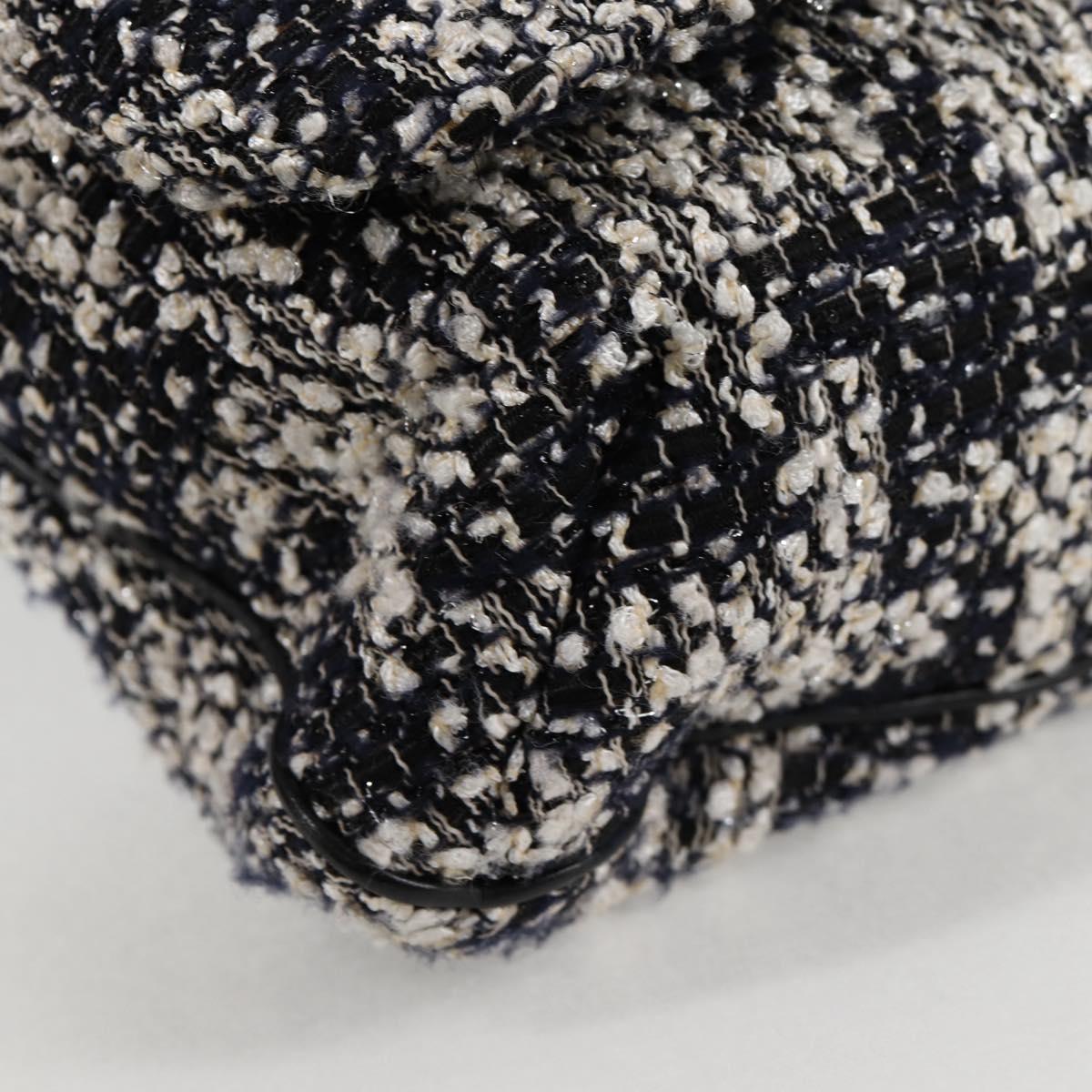 Chanel Black Tweed Shoulder
