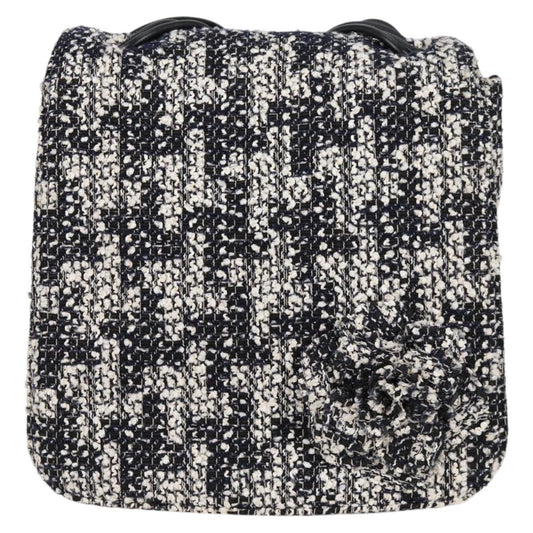 Chanel Black Tweed Shoulder