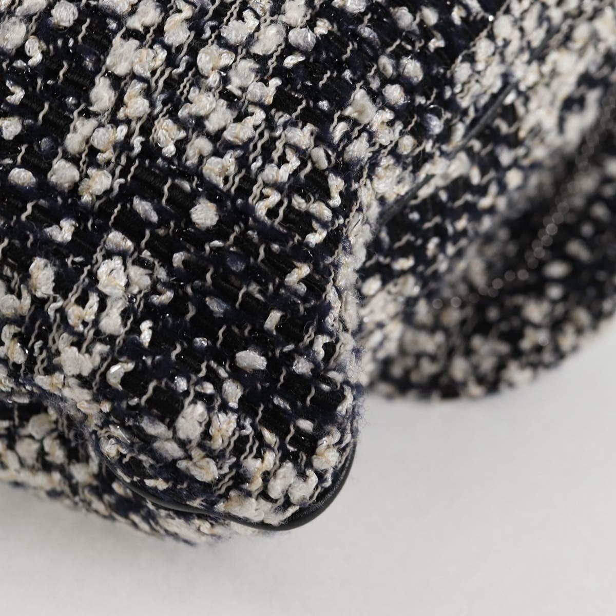 Chanel Black Tweed Shoulder