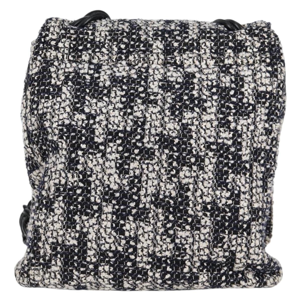 Chanel Black Tweed Shoulder