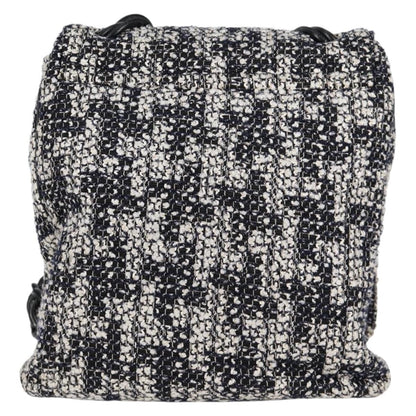 Chanel Black Tweed Shoulder