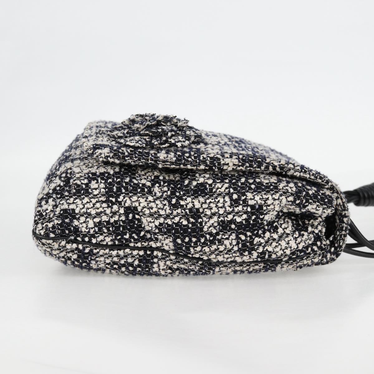 Chanel Black Tweed Shoulder