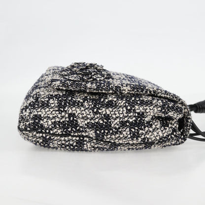 Chanel Black Tweed Shoulder