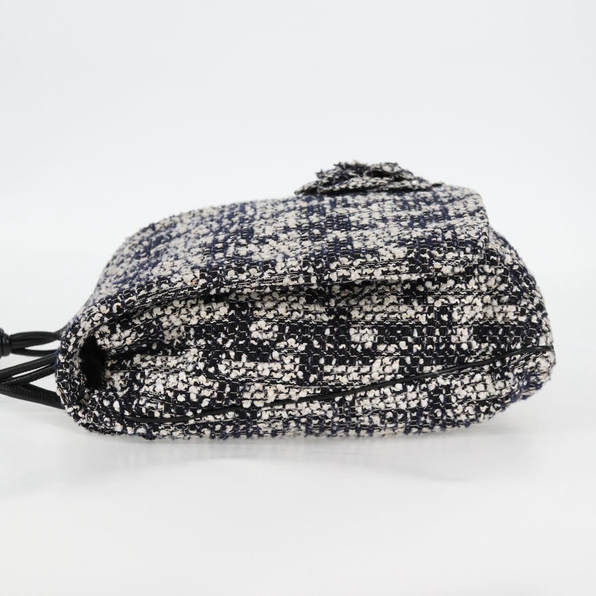 Chanel Black Tweed Shoulder