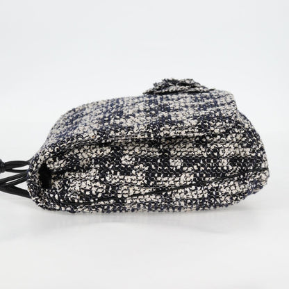 Chanel Black Tweed Shoulder
