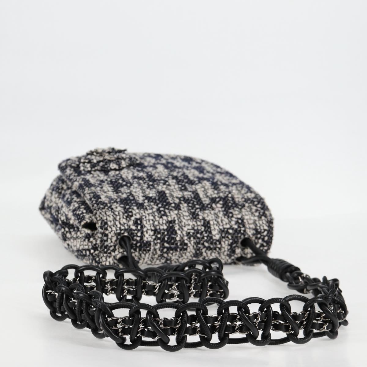 Chanel Black Tweed Shoulder