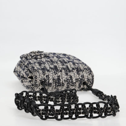 Chanel Black Tweed Shoulder