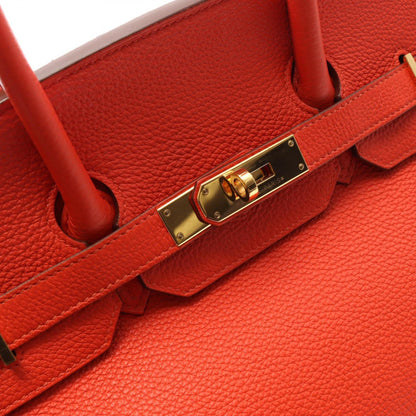 Hermès Red Leather Birkin 35