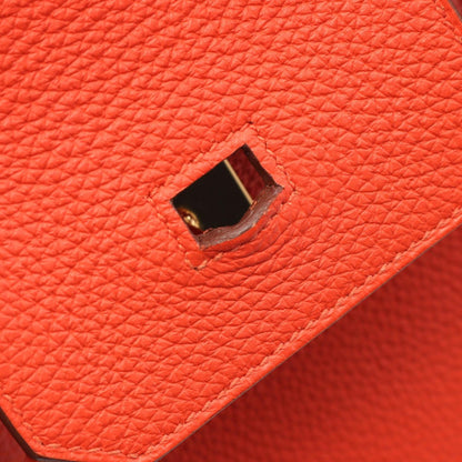 Hermès Red Leather Birkin 35