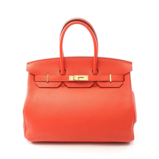 Hermès Red Leather Birkin 35