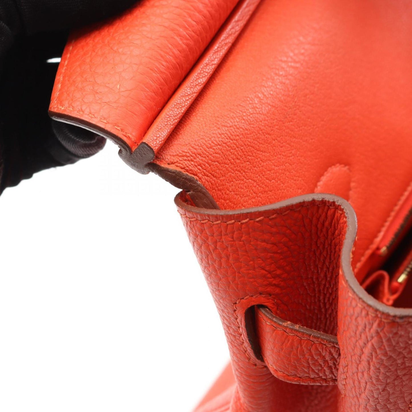 Hermès Red Leather Birkin 35