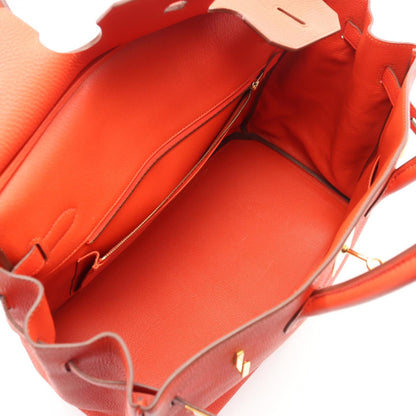 Hermès Red Leather Birkin 35