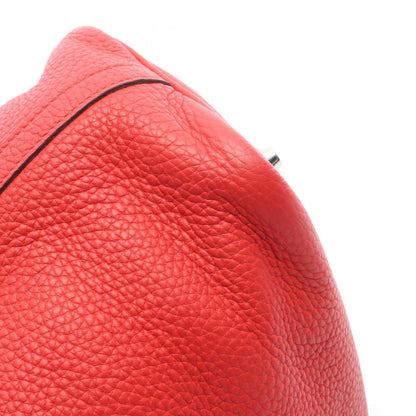 Hermès Red Leather Picotin