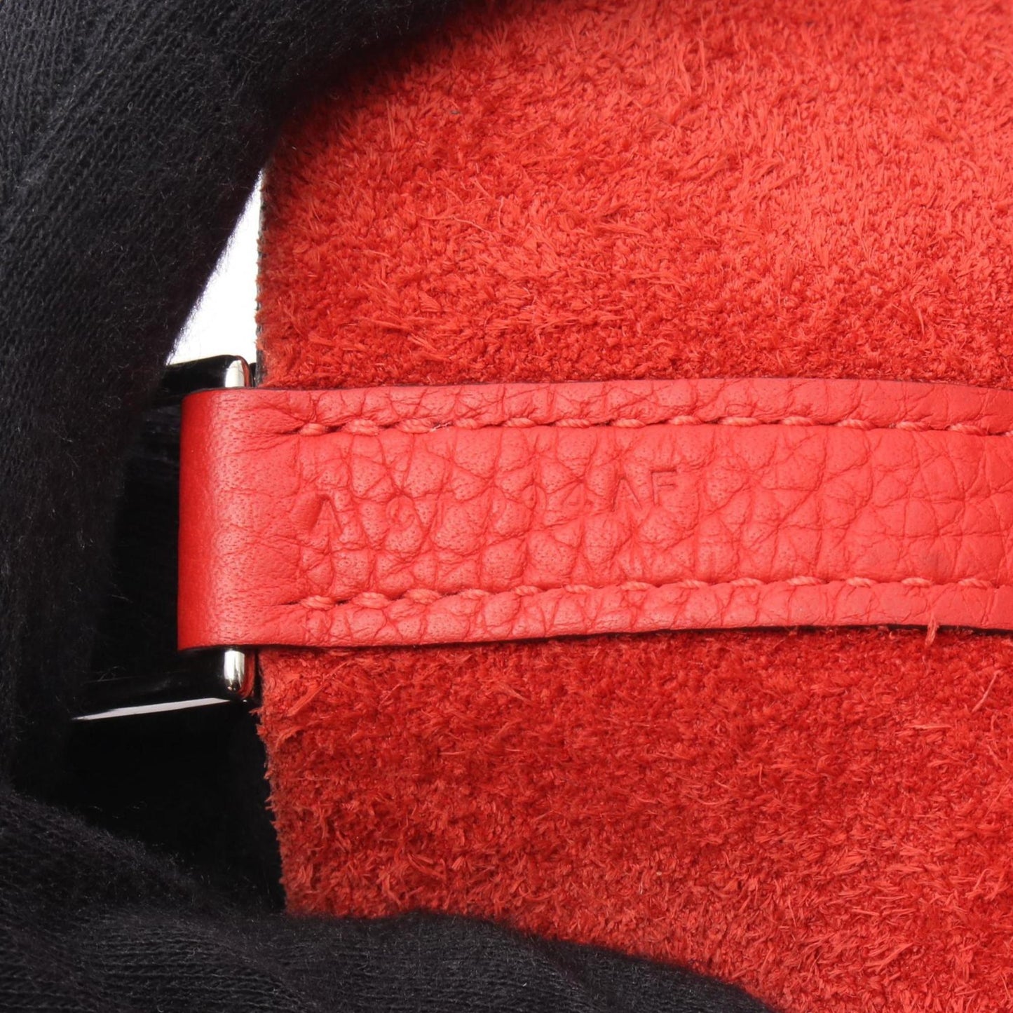 Hermès Red Leather Picotin