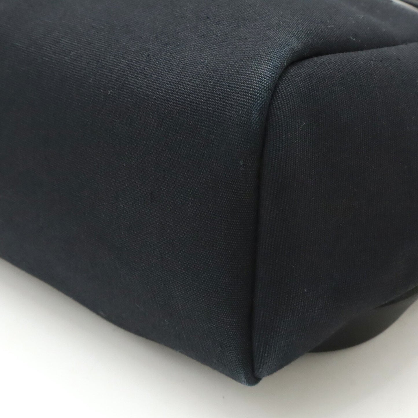 Hermès Black Canvas Herbag