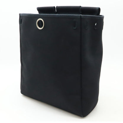 Hermès Black Canvas Herbag