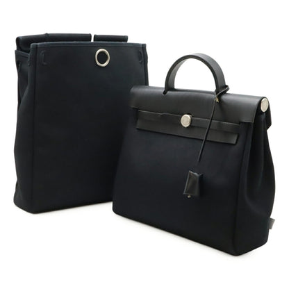 Saint Laurent Black Leather City Backpack