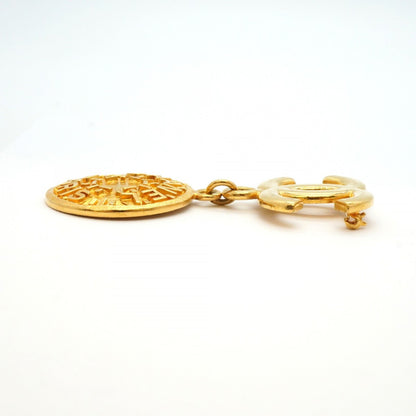 Chanel Gold Gold Plated Coco Mark