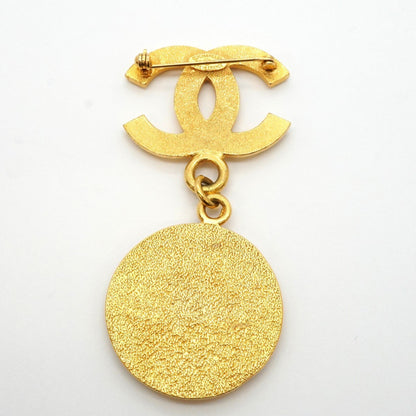 Chanel Gold Gold Plated Coco Mark
