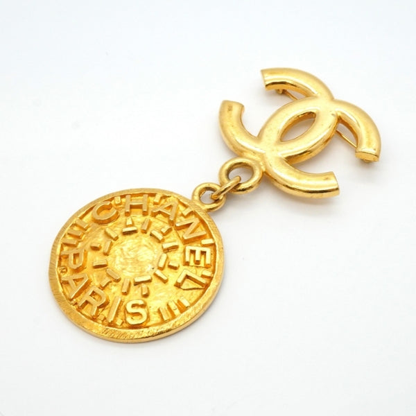 Hermès Gold Gold Plated Brooch
