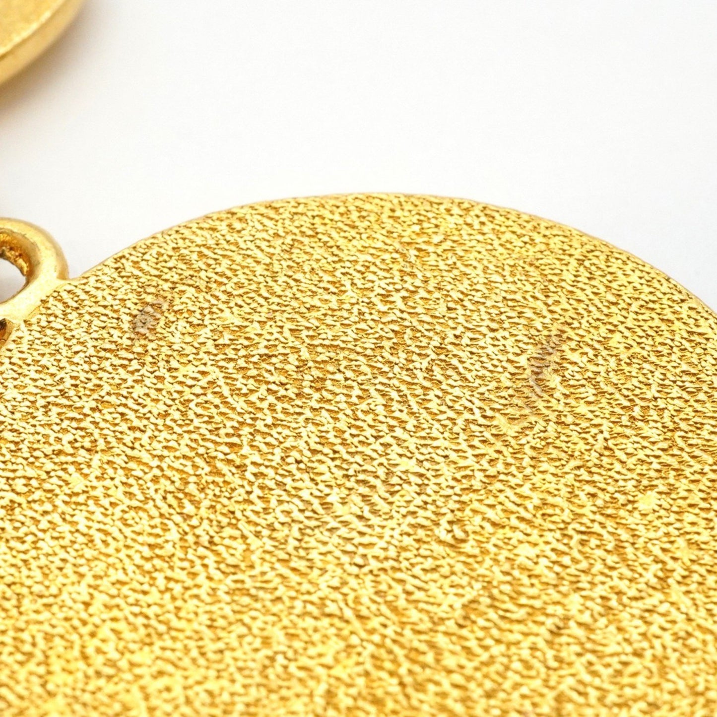 Chanel Gold Gold Plated Coco Mark