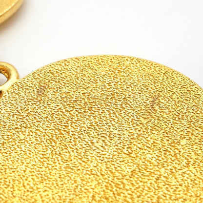 Chanel Gold Gold Plated Coco Mark