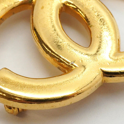 Chanel Gold Gold Plated Coco Mark